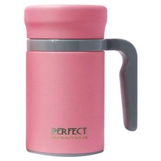 PERFECT 理想 品味316 全鋼辦公杯, 櫻花粉, 480ml, 1個