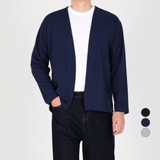 INFIOUS 男士簡約開襟針織衫