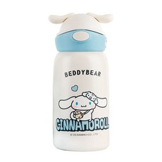 BEDDY BEAR 杯具熊 童趣矽膠保溫兒童壺 TQGJ001-600, 愛心大耳狗, 1個
