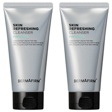 DERMAFIRM 男仕清爽潔面乳, 120g, 2條