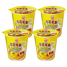 OTTOGI 不倒翁 起司風味湯杯麵 62g, 4入