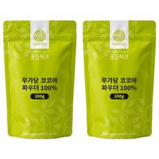Golden Herb 無糖可可粉 100%, 200g, 2個, 1入