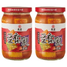 丸莊醬油 香辣豆腐乳 350g 非基因改造 天然手工製作, 2罐