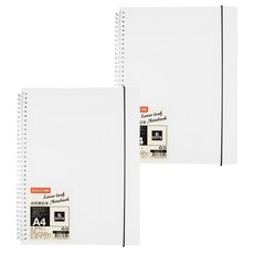 PENROTE 筆樂 點點活頁筆記本 A4, 白色, 2本