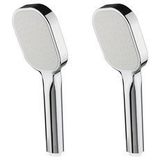 Samwon Cobra鏡面蓮蓬頭, 白色, 2個