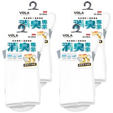 VOLA 維菈 消臭足弓3/4長襪 4雙