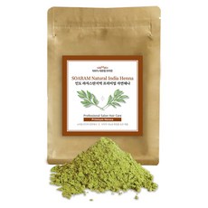 Henna草本染髮粉, 自然棕色, 2個