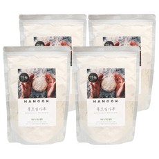 Hanuk 全黑麥粉, 400g, 4個