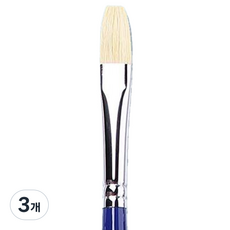 아크릴 붓 플랫 헤드, 3개, 07 12호
