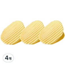 베러바이즈 감자칩 모양 과자 봉지 미니 서류 집게 01 원형, 3개입, 4개