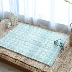 화모베이비 면리플 매쉬 유아 여름 누빔패드, 달빛병아리, 1개