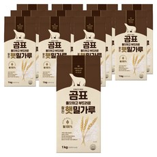 곰표 찰진 햇밀가루, 1kg, 12개