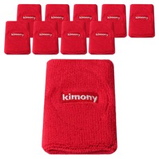 KIMONY 運動護腕 KSA508, 紅色, 10個