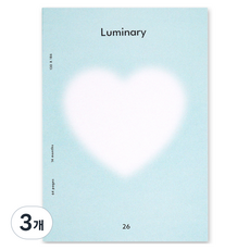 DASH&DOT 2026年 Luminary 日期型 月間日誌, 03 love soda, 3個