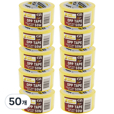 가드맨 OPP 테이프 투명 50m, 50개