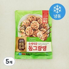 풀무원 반듯한식 수제식감 동그랑땡 (냉동), 540g, 5개