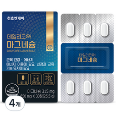 Dailycore 鎂能量錠 25.5g, 4個, 30顆