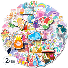 심플리앤 고급형 PVC소재 데코스티커 50p 세트, 2세트, H TYPE