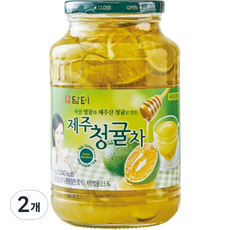 담터 제주 청귤차, 1kg, 2개입, 1세트