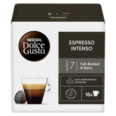 NESCAFE 雀巢咖啡 Dolce Gusto 中度烘焙濃咖啡膠囊, 7g, 16個裝, 1組