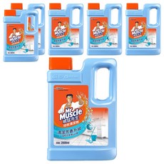Mr Muscle 威猛先生 地板清潔劑 清潔芳香升級 溫和且適膚pH值, 2L, 6罐