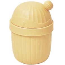 THE ZAKKA 室內裝飾仙人掌桌上型迷你搖蓋式垃圾桶, 橘色, 1個