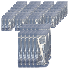 愛牙好 細滑牙線棒 清潔牙縫 尾端可當牙籤使用, 100支, 24組