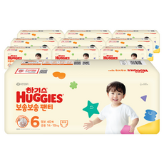 하기스 보송보송 팬티형 기저귀 공용, 6단계, 400매