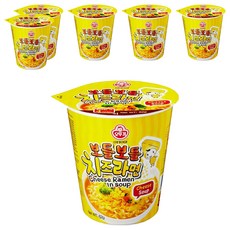 OTTOGI 不倒翁 起司風味湯杯麵 62g, 6入