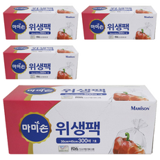 마미손 위생팩 7호 대형, 300개입, 4개