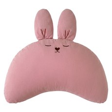 Hello HIZOO 手工製動物造型純棉柔感兒童枕, Hi Bunny, 1個