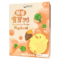 飯友 烤地瓜小雞胚芽寶寶粥 Set, 好營養 無調味 4入, 600g, 1盒