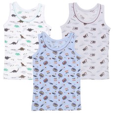 키즈라인 남아용 공룡발견 런닝 3종 세트