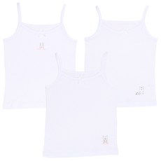 Kids Line 女童印花細肩帶背心 3入