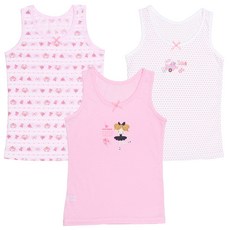 CHARACTOPIA Kids Line 女童愛心芭蕾背心3件組