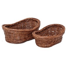 迷你零食籃大小套裝, 單色, 1套