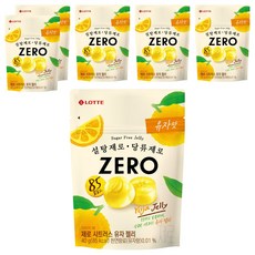 LOTTE 樂天 軟糖 柑橘柚子風味, 6包, 40g