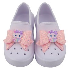 Coco Brain 女童閃亮蝴蝶結萬能室內拖鞋