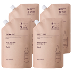 moremo 奇蹟10護髮素補充包, 4包, 400ml