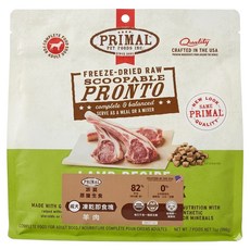 PRIMAL 派莫 成犬用 凍乾即食塊, 羊肉, 198g, 1包