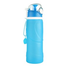 ZEN ZHOU 仁舟淨塑 捲捲矽水瓶 2.0款, 湛海藍, 750ml, 1個