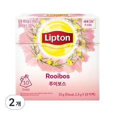Lipton 立頓 南非國寶草本茶三角茶包, 1.5g, 10包, 2盒