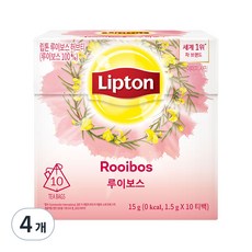 Lipton 立頓 南非國寶草本茶三角茶包, 1.5g, 10包, 4盒