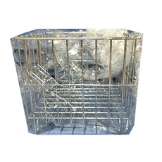 MUJI 無印良品 不鏽鋼收納籃, 單色, 1個