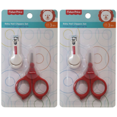 fisher-price 費雪 孩童指甲剪 2件組, 混色, 2組