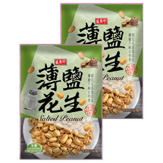 盛香珍 薄鹽花生 全素, 100g, 2袋