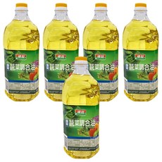 順發油品 優質蔬菜調合油, 2.6L, 5桶