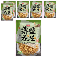 盛香珍 薄鹽花生 全素, 100g, 6袋
