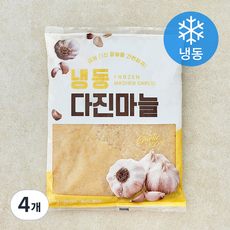 청해원 다진마늘 (냉동), 1kg, 4개