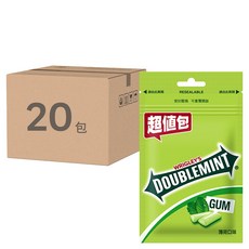 DOUBLEMINT 青箭粒裝口香糖超值包, 82.6g, 20包